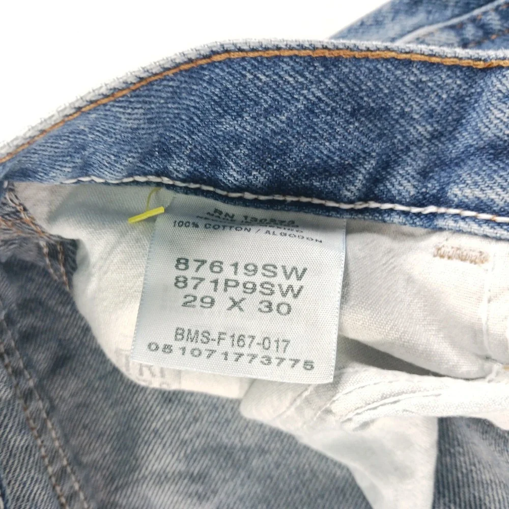 Rustler Regular Fit Straight Leg Blue Denim Jeans Mens 29x30 87619SW Medium Wash